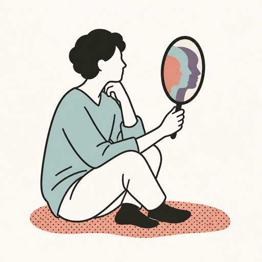 表达自己场景插画